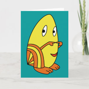 Kawaii lindo personaje de dibujos animados tarjeta