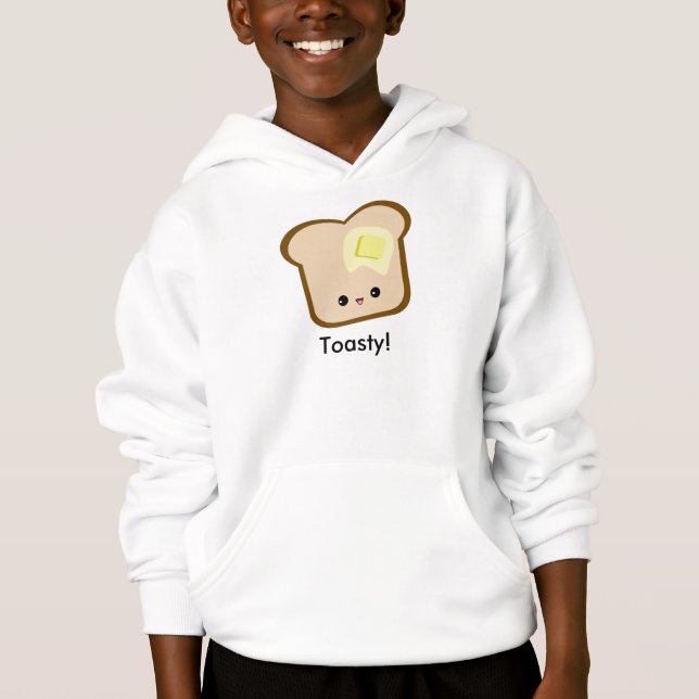 ¡Kawaii lindo Toasty! Sudadera con capucha de los (Anverso)