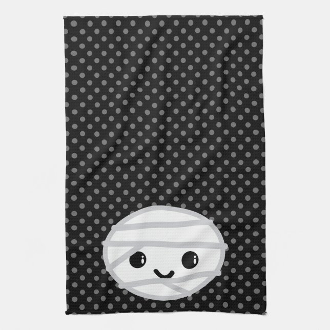 Kawaii Mummy Kitchen Toalla (Vertical)