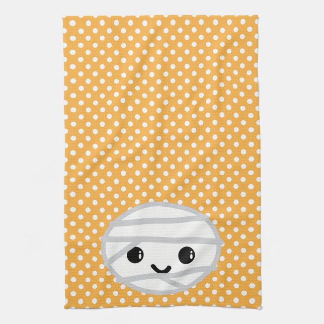 Kawaii Mummy Kitchen Toalla (Vertical)