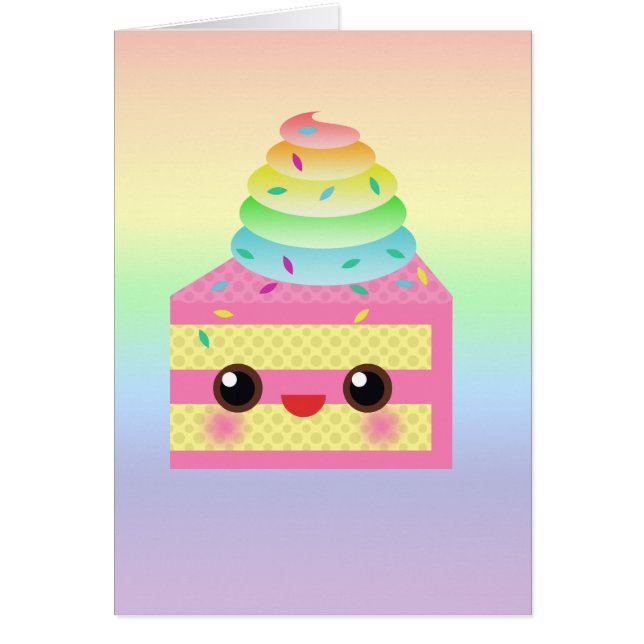 Kawaii Pastel Rosa Arcoiris Sprinkles Divertido po (Frente)