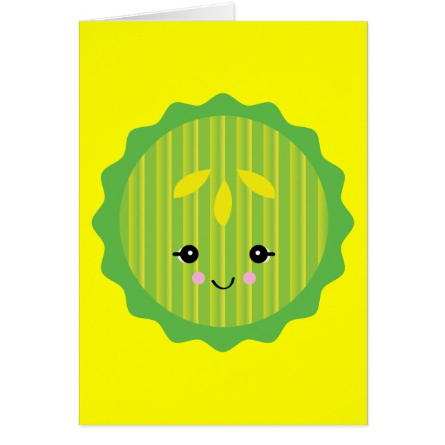 kawaii pickle slice (Frente)