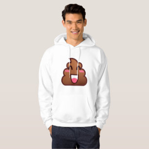 kawaii poop emojis machie sudadera capucha