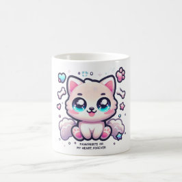 Kawaii, por siempre, con huellas de tazas en mi co