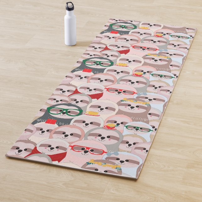 Kawaii Sloths Yoga Mat (In situ)
