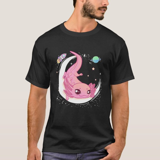 Kawaii Space Axolotl Sweater Pastel Gótico Axolotl (Anverso)