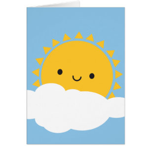 Kawaii Sun y nube