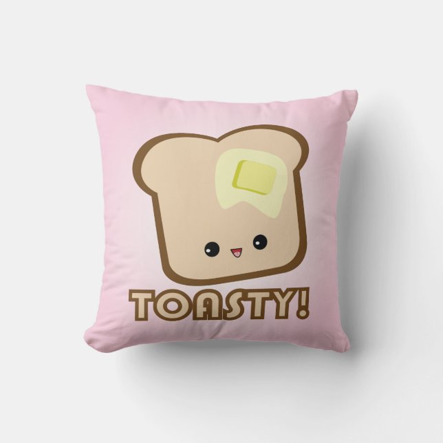¡Kawaii Toasty! Almohada de la tostada (Anverso)