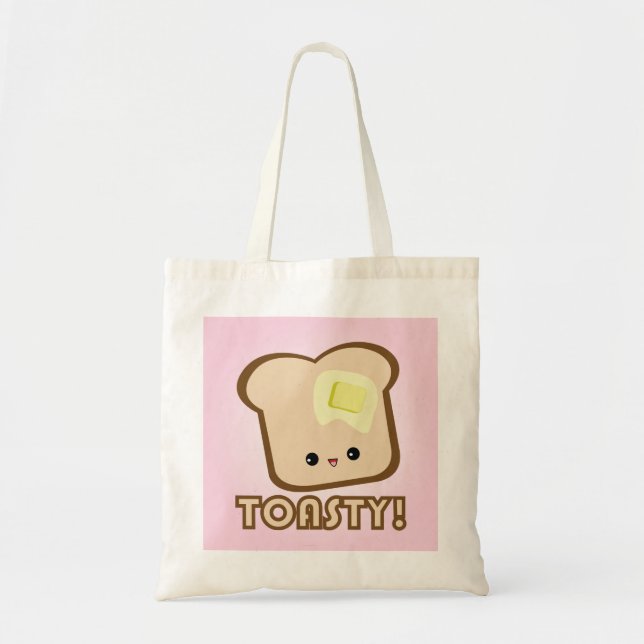 ¡Kawaii Toasty! La bolsa de asas de la tostada (Frente)