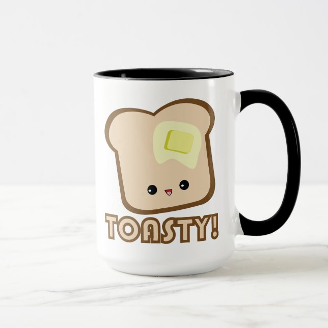 ¡Kawaii Toasty! Taza de la tostada (Derecha)