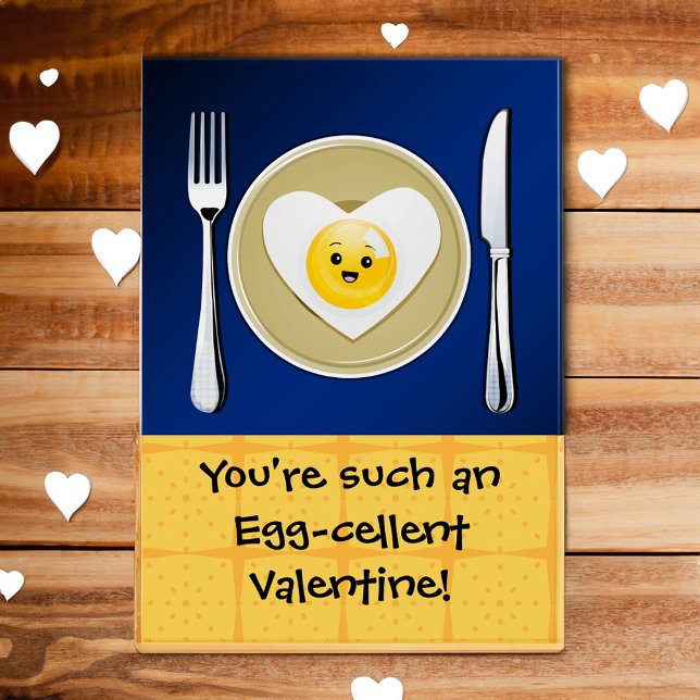 Kawaii Valentine (cute egg cartoon valentine cards for kids)