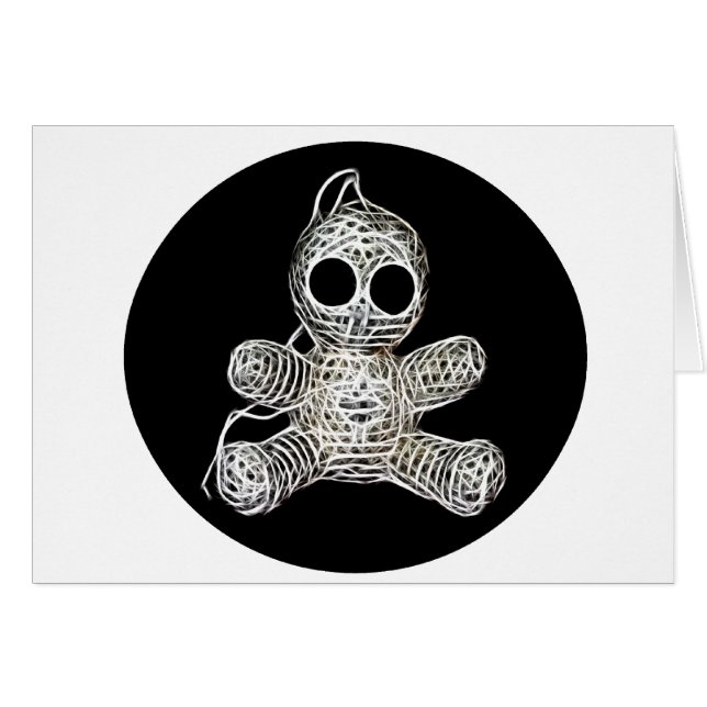 Kawaii White Voodoo Doll Funny Magic Toy (Anverso (Horizontal))