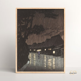 Kawase Hasui Lluvia en el arte japonés de Maekawa