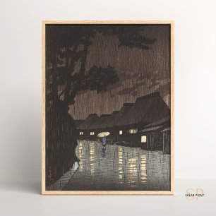 Kawase Hasui Lluvia en el arte japonés de Maekawa