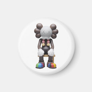 KAWS en el resto del imán - Único arte magnético i