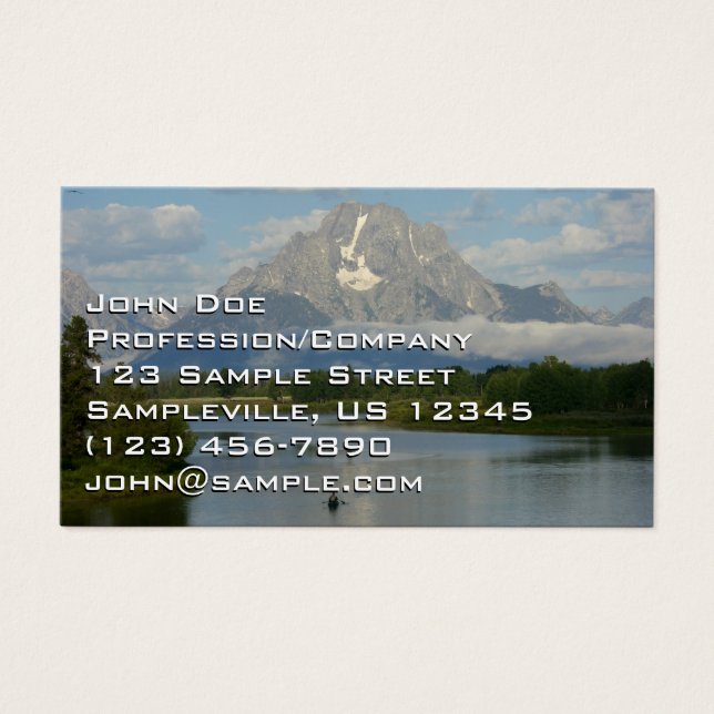 Kayak en el parque nacional de Grand Teton (Frente)