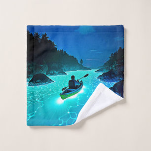 Kayak en un brillante diseño de agua