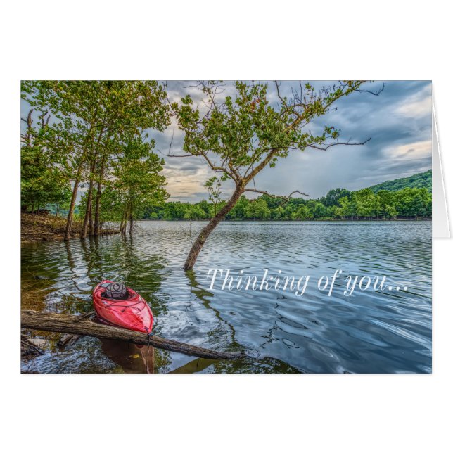 Kayak Flotando En Table Rock Lake Pensando En Ti (Anverso (Horizontal))