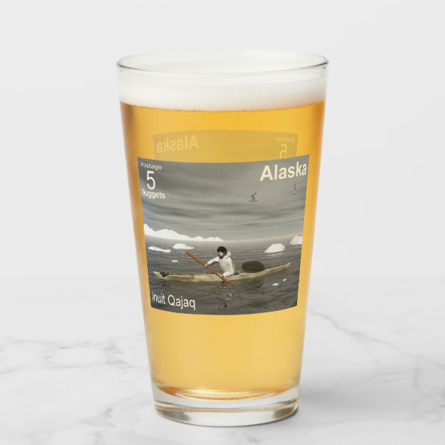 Kayak Inuit - Postage de Alaska (Anverso (lleno))
