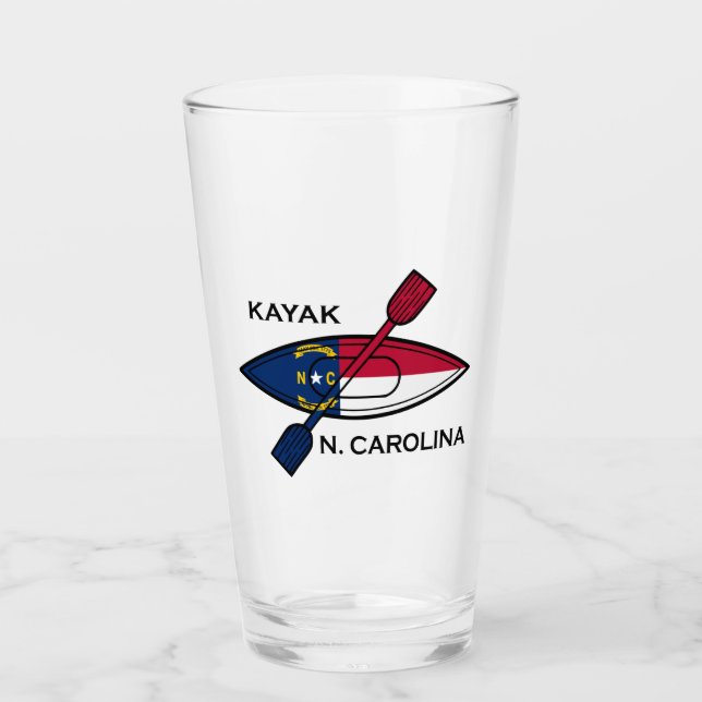 Kayak North Carolina Flag (Anverso)
