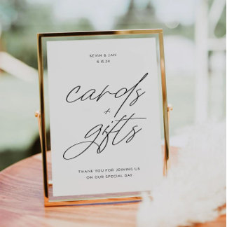 KAYLA | Señal de tarjetas y regalos para bodas y e
