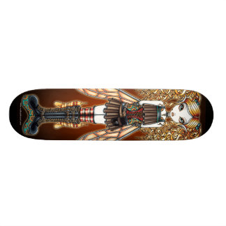 "Kayla" Skateboard de arte de hadas Steampunk