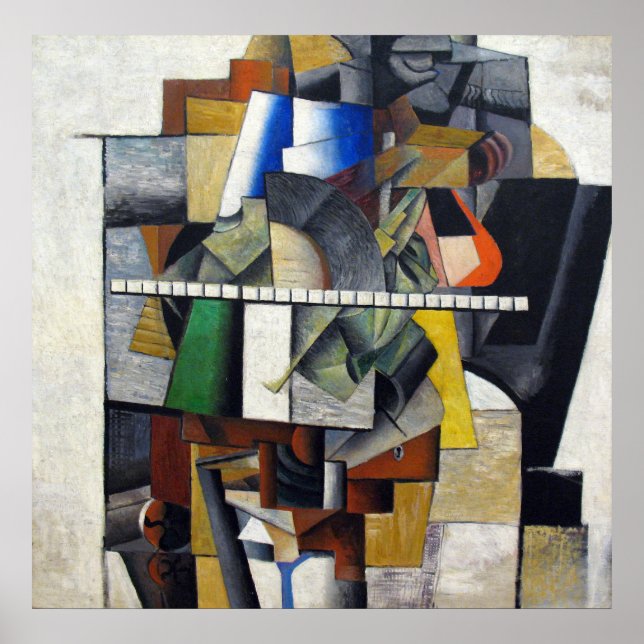 Kazimir Malevich Resumen Poster de arte (Frente)