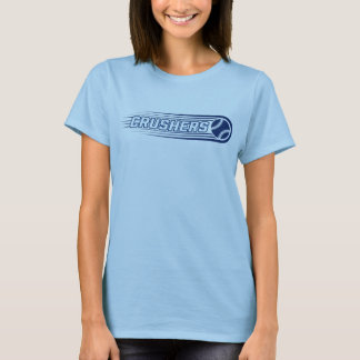KC Crushers Ball con líneas camiseta de mujer