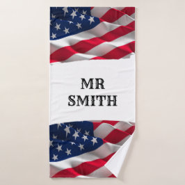 keep calm affirmational quote and vibrant flag