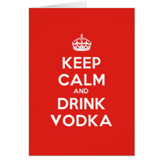KEEP CALM AND BEBIDA VODKA