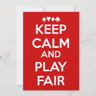 Keep Calm And Play Fair
