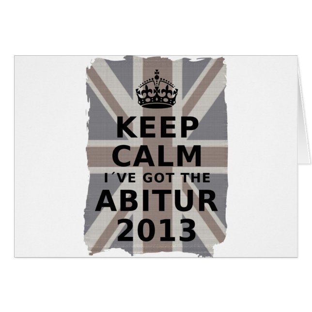 KEEP CALM I´VE GOT THE BACHILLERATO 2013 (Anverso (Horizontal))