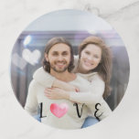 Keepsake Photo Love<br><div class="desc">Las bandejas de trinket de regalo para el boda o cualquier ocasión hacen el plato de anillo perfecto. Mándame un mensaje si necesitas ayuda o tienes alguna solicitud especial.</div>