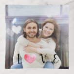 Keepsake Photo Love<br><div class="desc">Las bandejas de trinket de regalo para el boda o cualquier ocasión hacen el plato de anillo perfecto. Envíame un correo electrónico a JMR._Designs@yahoo.com si necesitas ayuda o tienes alguna solicitud especial.</div>