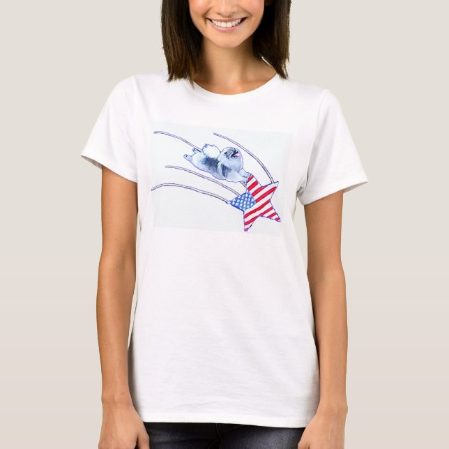 Kees montando en la camiseta de la estrella de la  (Anverso)