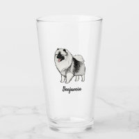 Keeshond Cartoon Dog Personalizado Keesie Lover