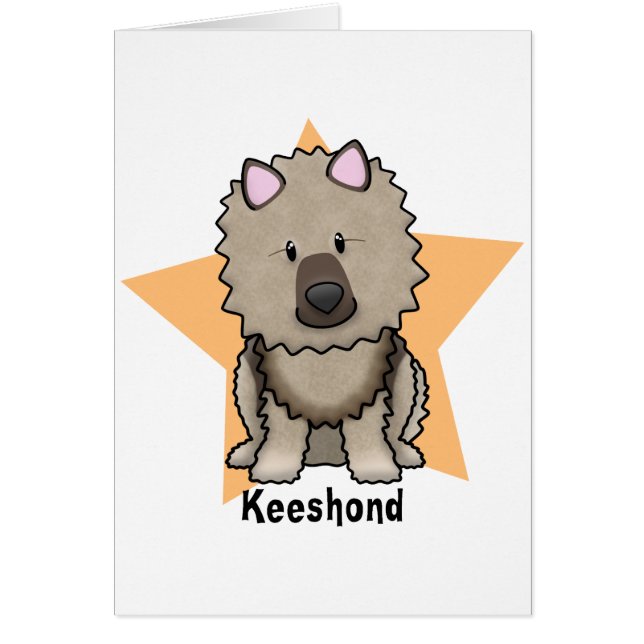 Keeshond de la estrella de Kawaii (Frente)