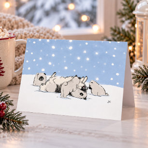 Keesies en la Nieve Navidad personalizada de Kee