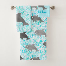 Keiki Watercolor Dolphin Wave