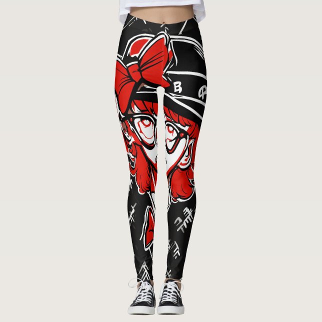 Keith Haring inspiró el graffiti Leggings (Anverso)