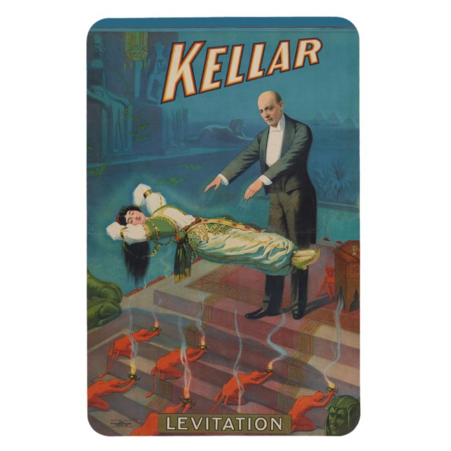 Kellar, el imán de la levitación mago (Vertical)
