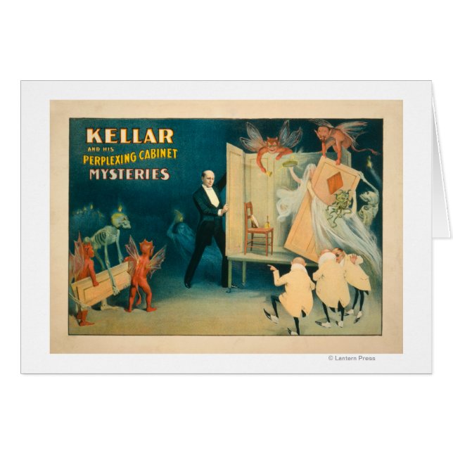 Kellar y su desconcertante gabinete misterian a Ma (Anverso (Horizontal))