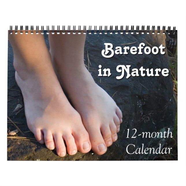 Kellie Barefoot en la Naturaleza Calendario de 12  (Tapa)
