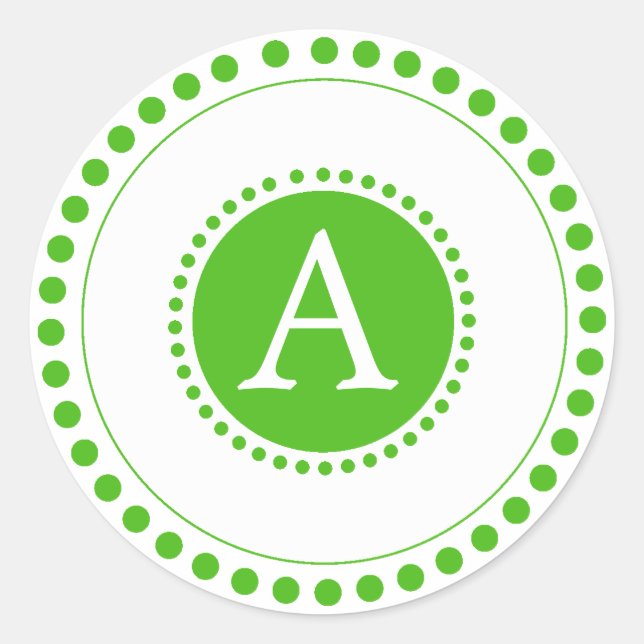 Kelly Green - sellos para sobres personalizados (Anverso)