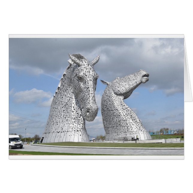Kelpies , Helix Park , Falkirk , Escocia (Anverso (Horizontal))
