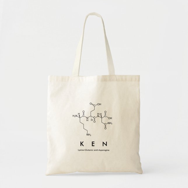 Ken peptide bolsa de nombres (Frente)
