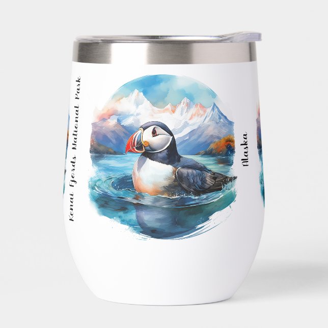 Kenai Fjords Alaska Puffin (Izquierdo)