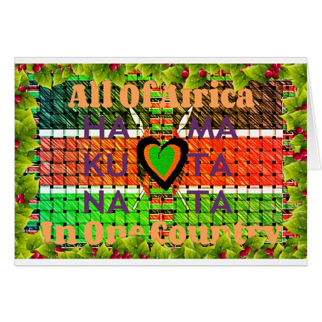 Kenia Hakuna Matata (Anverso (Horizontal))