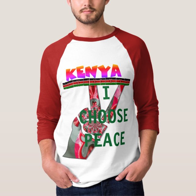 Kenia: La camiseta "Yo elijo la paz" (Anverso)