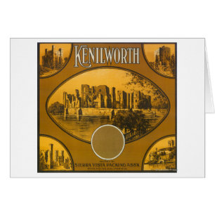 Kenilworth LabelRiverside anaranjado, CA